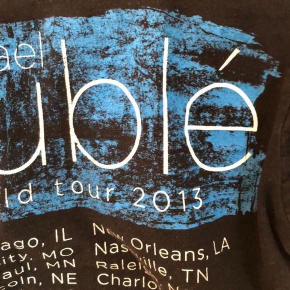 Michael buble 2013 Concert Tee Shirt Small - Picture 7 of 8